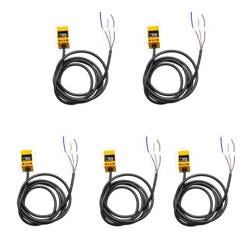 Lzcdelyxiao TL-Q5MC2 NC NPN Inductive Proximity Sensor Switch Detector 5mm 3 Wire DC 10~30V Normal Close 5Pcs
