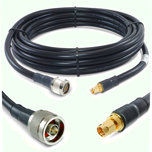Proxicast 25 ft SMA Male to N Male Premium 400 Series Low-Loss Coax Cable (50 Ohm) for 4G LTE, 5G Modems/Routers, Ham, ADS-B, GPS to Antenna or Surge Arrester Use (Not for TV or WiFi) (ANT-140-420-25)