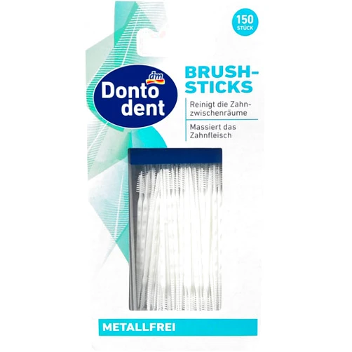 Generic Dontodent Dental Brushsticks, Metal-Free, 150 pcs