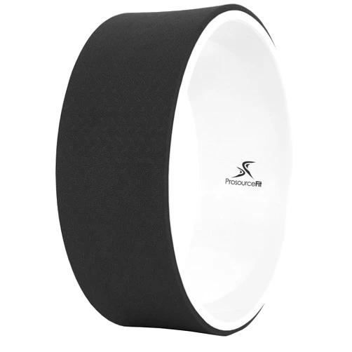 ProsourceFit Yoga Wheel Prop 12” for Improving Yoga Poses, Backbends, Flexibility, Balance, Stretching, Relaxation