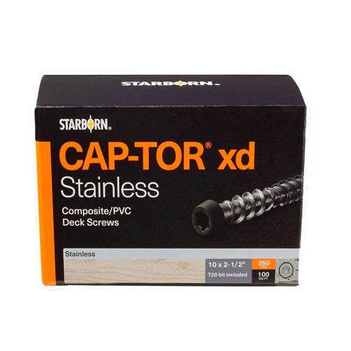 Starborn Industries Cap-Tor xd - #10 x 2-1/2