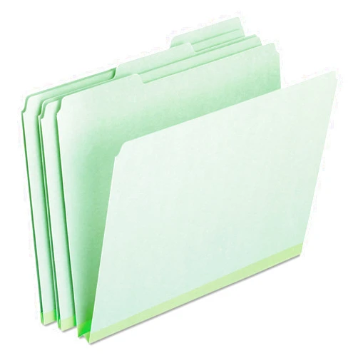 Pendaflex 17167 Pressboard Expanding File Folders, 1/3 Cut Top Tab, Letter, Green (Box of 25)