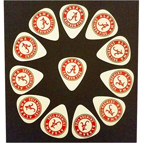 Generic imprinted guitar picks Univ of Alabama Logo Guitar Picks (12 Picks) - (Buy 2, save 50% on 1)
