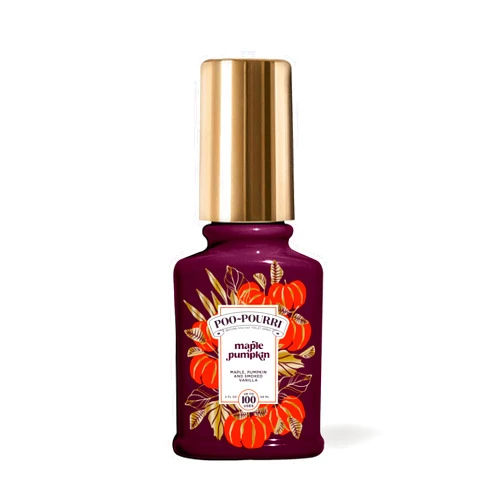 Poo-Pourri Before-You-Go Toilet Spray, Maple Pumpkin, 2 Fl Oz – Maple, Pumpkin and Smoked Vanilla