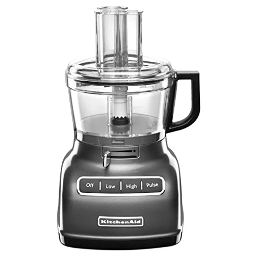 KitchenAid RKFP0722QG 7-Cup (Renewed) Food Processor with Exact Slice System - Liquid Graphite