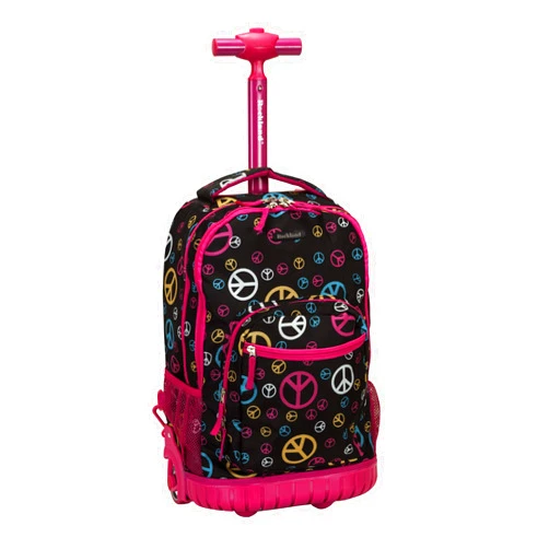 Rockland Melbourne Hardside Expandable Spinner Wheel Luggage, Peace, One Size