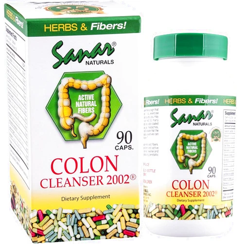 Sanar Naturals Colon Cleanse Pills with Psyllium Husk - for Weight Management Detox, and Gut Health- Dietary Fiber, Herbal and Probiotics Blend, Digestive Support Supplement for Women & Men, 90 Capsules
