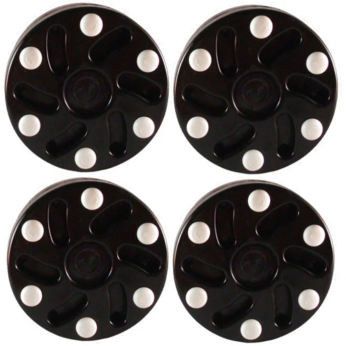 TronX Official Inline Roller Hockey Pucks 4 Pack