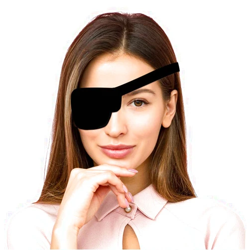 FCAROLYN 3D Eye Patch - Lightweight and comfortable (Right Eye)