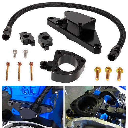 LAIKOU Coolant Bypass Kit Compatible with Dodge Ram 6.7L 2007.5-2018 for Cummins Diesel Engines Transmission