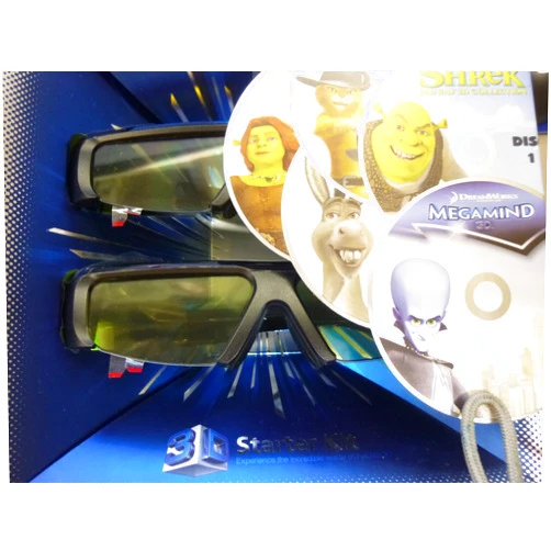 Samsung 3D Starter Kit - 2 pairs of Black 3D active glasses SSG-3100m/za