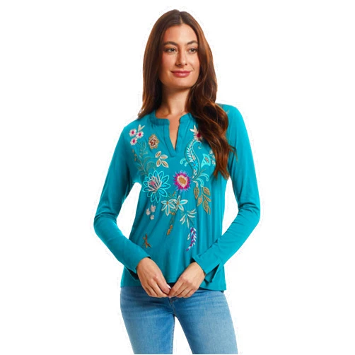 Johnny was Women's Split Jersey Tee-Edwin