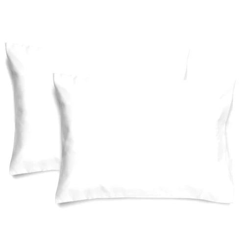 EXQ Home Toddler Pillowcases 14x20 Travel Pillow Case Set of 2, Small Pillow Case Fits Baby Pillow Sized 12x16, 13x18, Kids Pillowcases 2 pack Machine Washable with Envelope Closure(White)