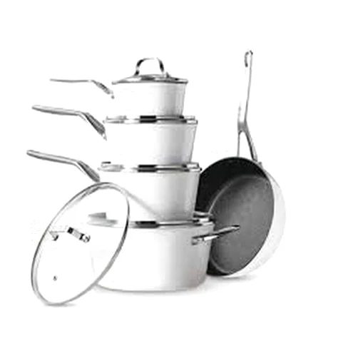 Heritage Products Heritage The Rock Ceramic Zero Cookware Set, 10-pc