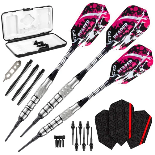 Viper Grim Reaper 80% Tungsten Soft Tip Darts with Storage/Travel Case