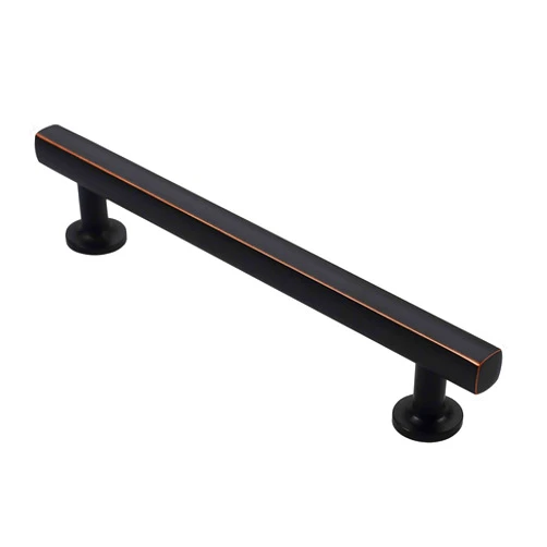 Alzassbg 10 Pack Oil Rubbed Bronze Cabinet Pulls, 6 Inch(152mm) Hole Centers Cabinet Handles Kitchen Hardware Straight Bar Handle Pull for Cabinet and Drawer AL3084ORB