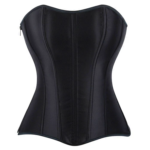 VEENDEO Women's Princess Renaissance Corset Floral Ruched Sleeves Elegant Costume Overbust Waist Cincher Bustier