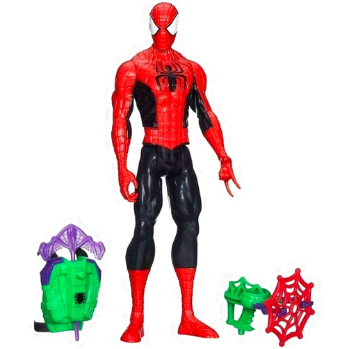 MARVEL Ultimate Spider-Man Titan Heroes Series Spider-Man with Goblin Attack Gear