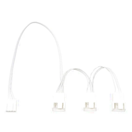 AINEX CA-100A-WH PWM Fan Power Supply 3 Branch Daisy Chain Cable 34cm White