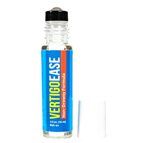 Basic Vigor Vertigo Ease Roll-On (10ml) - Natural & Fast-Acting Vertigo and Dizziness Support with Lavender, Ginger, Frankincense & Essential Oils - Combat Travel Sickness