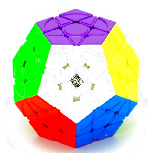 CuberSpeed yj yuhu Magnetic Megamin Stickerless Speed Cube Speed Puzzle Cube yongjun yuhu v2 m 12-Side 3x3 Pentagonal Dodecahedron Cube Puzzle