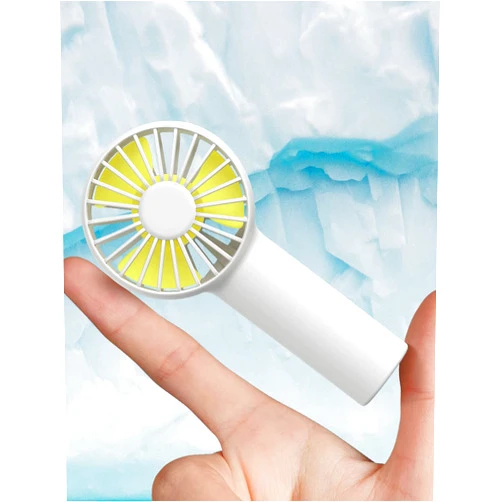 JISULIFE Mini Fan Battery Operated Handheld with 2000 mAh or USB Powered Personal Fan,3 Speeds,Enhanced Airflow, Rechargeable Quiet Pocket for Home,Outdoor-White