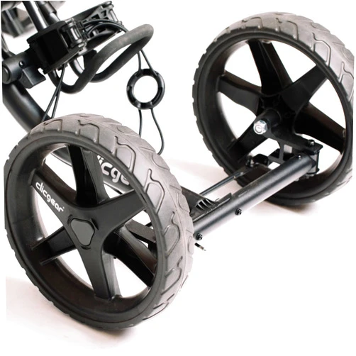 Alphard Golf Swivel Kit - Conversion Kit for Clicgear Models 3.0/3.5+/4.0 - Clicgear Wheels not Included - Black