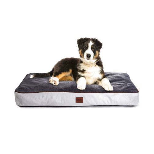 Figopage Small Dog Mat for Crate, Waterproof Small Dog Bed with Washable and Removable Covers, Deluxe Dog Pillows for Small Dogs Up to 30 Lbs