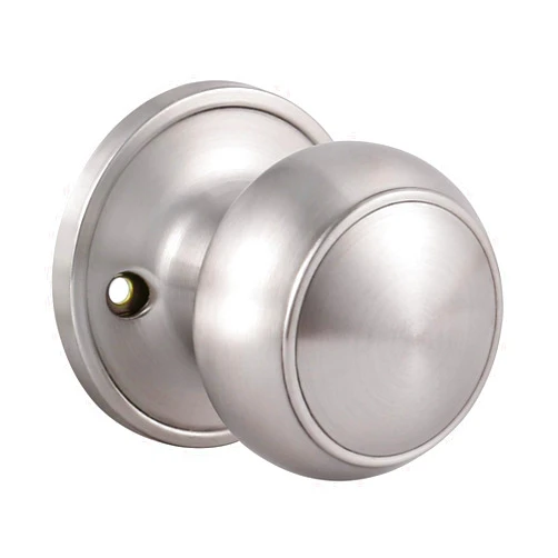 Knobonly 1 Pack Dummy Door Knob Pull/Push Function Single Side Handleset Satin Nickel Finish