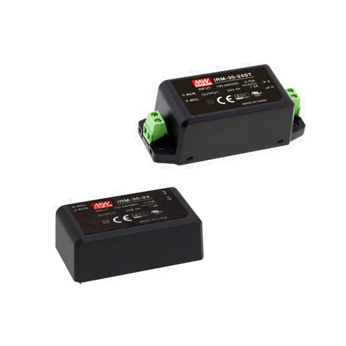 MEAN WELL IRM-30-12 Miniature AC-DC Module Power Supply, 12 Volt, 2.5 Amp, 30 Watt
