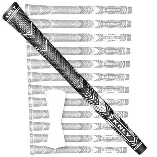 KNLY Golf Grips Set of 13,High Feedback MultiCompound Golf Club Grips,13 Grips with 15 Tapes and 13 Grips with All Repair Kits for Choice.