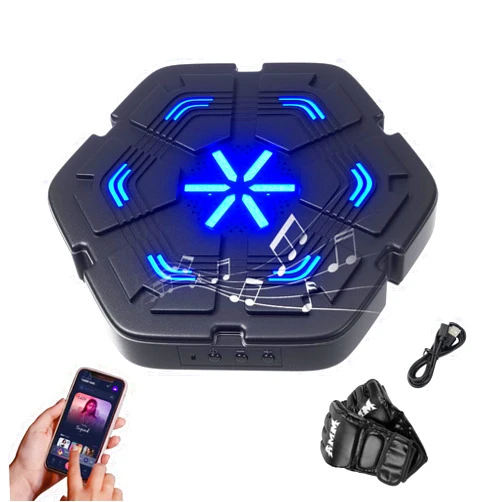 YouTeMei Music Boxing Machine for Adults Boxing Wall Mount Machine Liteboxerworkout Music Playlist Workout Equipment for Women Onepunch Smart Music Boxing Machine