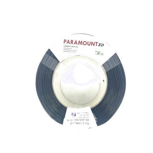 Paramount 3D PLA 1.75mm 1kg Filament (Master Spool) (Stealth Gray (MS_IGRL7021_419C), 1kg [1ROLL])