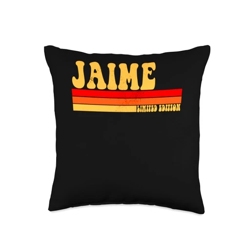 AmaStyle Co. JAIME Name Personalized Idea Men Retro Vintage JAIME Throw Pillow