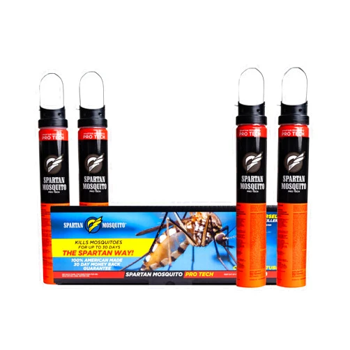 Spartan Mosquito Pro Tech - 1 Acre Pack 4 Tubes (2 Boxes) 100% American Made
