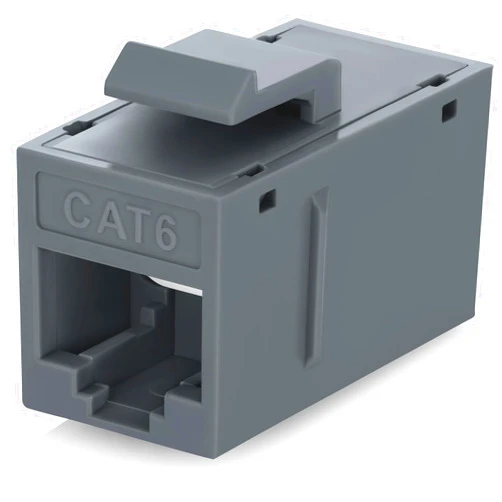 Everest Media Solutions Everest 24-Pack Cat6 RJ45 Keystone Coupler - Female to Female - Gray - Ethernet Cable Extender