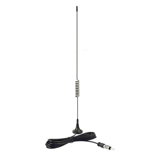 Bingfu Universal Car Stereo Antenna Car FM AM Radio Antenna Magnetic Base Car Radio Antenna Aerial for Vehicle Truck SUV Truck RV Marine Boat Car Stereo Audio Radio Head Unit CD Media Receiver Player
