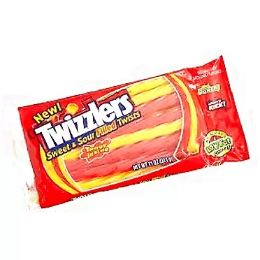 TWIZZLERS Sweet and Sour Filled Twists (Pack of 4)