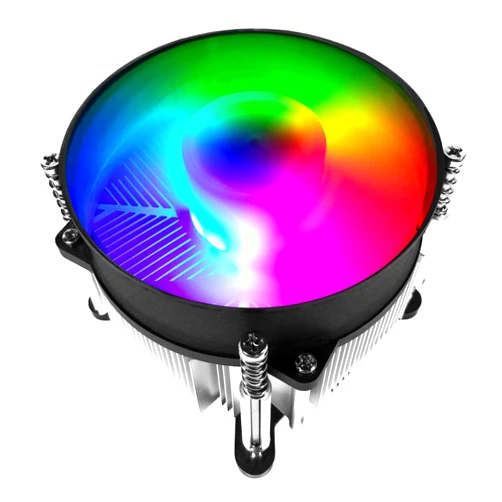 TRONWIRE TW-8 95W RGB LED CPU Cooler Aluminum Heatsink Copper Core Base 4-Pin PWM 92mm Fan Pre-Applied Thermal Paste for Intel Core i3 i5 i7 i9 Socket 1200 1151 1150 1155 1156 Desktop PC