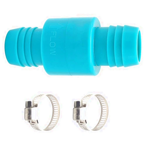 Aincix 1 1/8 inch Check Valve, Marine Boat Bilge Pump Hose in-line one way, Non Return