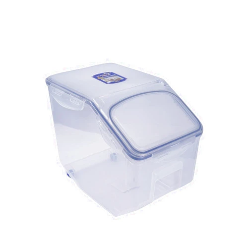LocknLock LOCK & LOCK Easy Essentials Food Lids (Flip-Top) / Pantry Storage, BPA Free, Top-50.7 Cup-for Rice, Clear