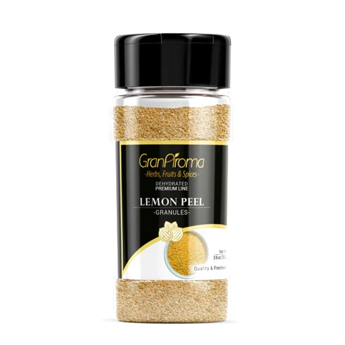 GranAroma GraAroma Lemon Peel Granules, Versatile Seasoning, Teas, Dressings (3.6 Ounce)
