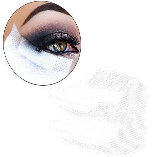ADAMAI Pack of 100pcs Professional Disposable Eyeshadow Shields Under Eye Eyeshadow Gel Pad Patches Eyelash Extensions Lip Makeup