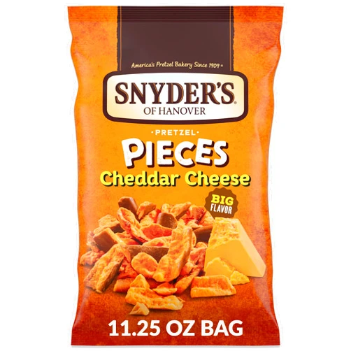 Snyder's of Hanover Pretzel Pieces, Cheddar Cheese, 11.25 Oz