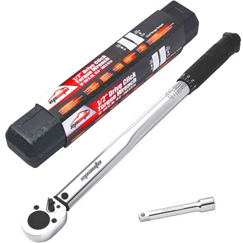 EPAuto 1/2-inch Drive Click Torque Wrench, 10-150 ft/lb, 13.6-203.5 N/m