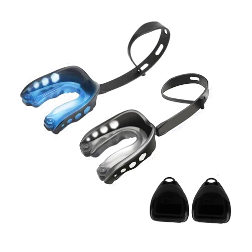 LOUIS FELT 2PCS Strapped Football Mouth Guard | Ideal for College Football, Ice Hockey, Lacrosse | Youth & Adult Sizes | Durable & Comfortable Sports Mouthpiece -Ultimate Protection for Sports