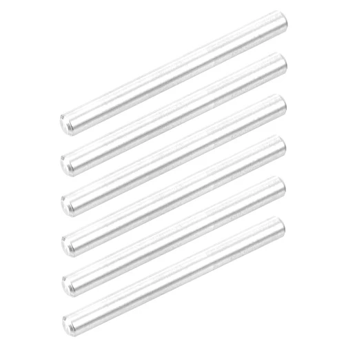 uxcell 25Pcs 3mm x 32mm Dowel Pins 304 Stainless Steel Support Shelves Pegs Fasten Elements Assortment Kit, Silver