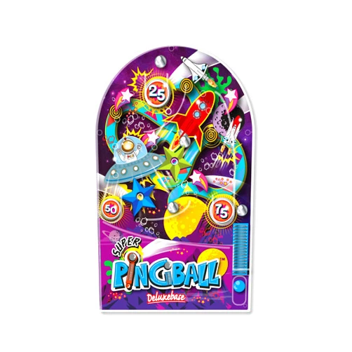 Deluxebase Pingball Space Travel Game by Deluxebase - Mini Pinball Game, a Classic Retro Handheld Arcade Game. Small Travel Games for Kids are Great Action Games and Reflex Games for Party Favor or Party Bags