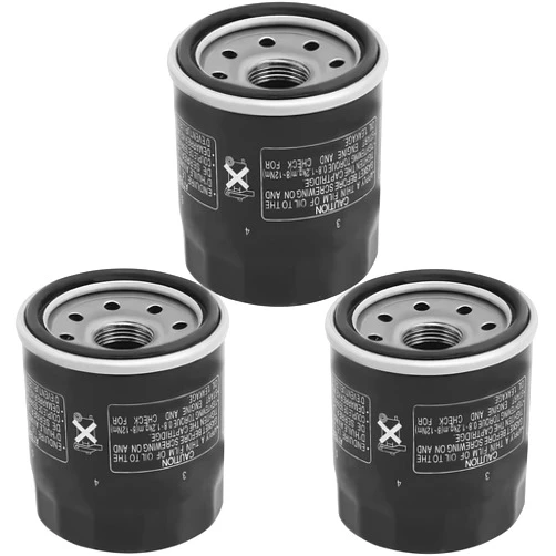 OuYi Oil Filter for Yamaha BRUIN 350 KODIAK 400 450 WOLVERINE GRIZZLY 660 RHINO XVZ1300 XV1600 XV1700 XV1900 ROAD STAR YZF R1 R6 VMX1200 1700 1996-2015 (3PCS)