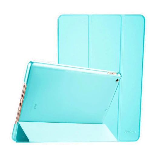 ProCase for iPad 9th Generation 2021/ iPad 8th Generation 2020/ iPad 7th Generation 2019 Case, 10.2 iPad Case iPad Cover 9th Generation -Aqua